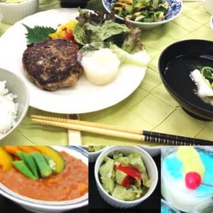 【食物栄養学科】ふれあい食講座を開催しました（栄養指導実習Ⅰ） 7/11