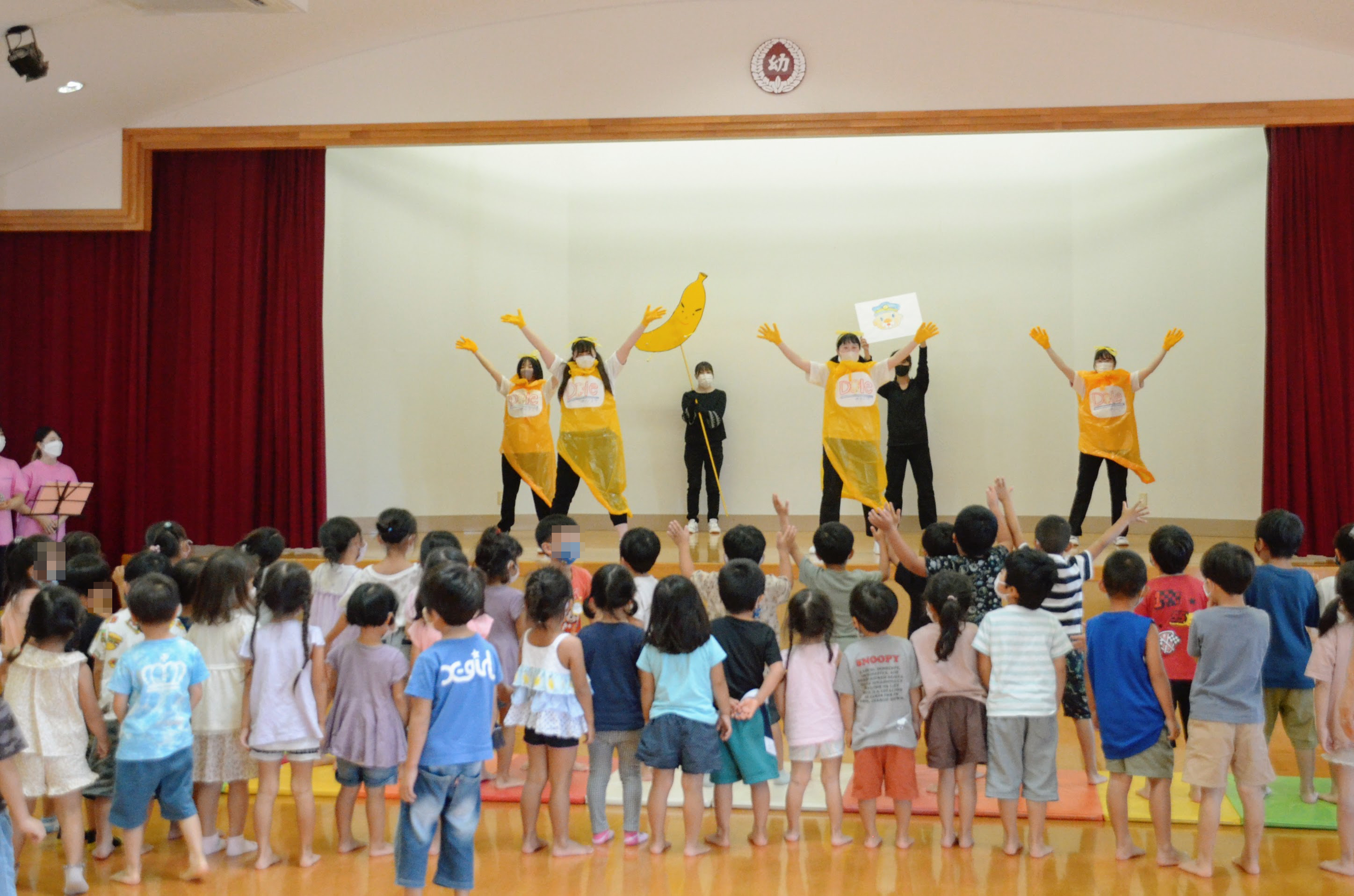 【保育学科】2年生音図体合同発表会で付属幼稚園の子ども達にお披露目！