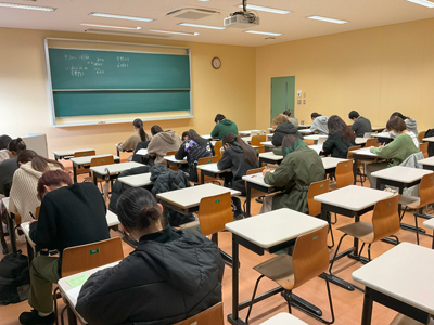 【食物栄養学科】フードスペシャリスト資格認定試験が行われました 12/17