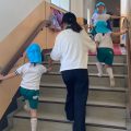 【保育学科】付属幼稚園に見学に行きました。